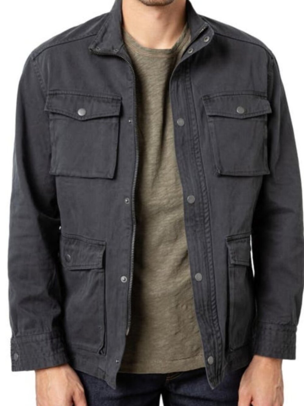 🖤✨ Rails Porter Twill Jacket | Charcoal Utility Chic 🌫️🧥